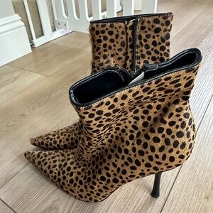 Steven by Steve Madden Leopard Boots